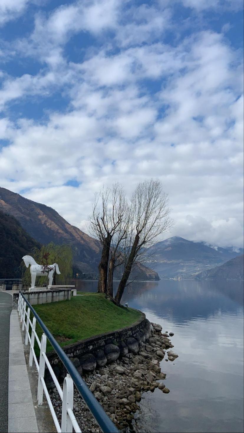 Casa Berlai, Bilocale Sul Lago Villa Pisogne Buitenkant foto